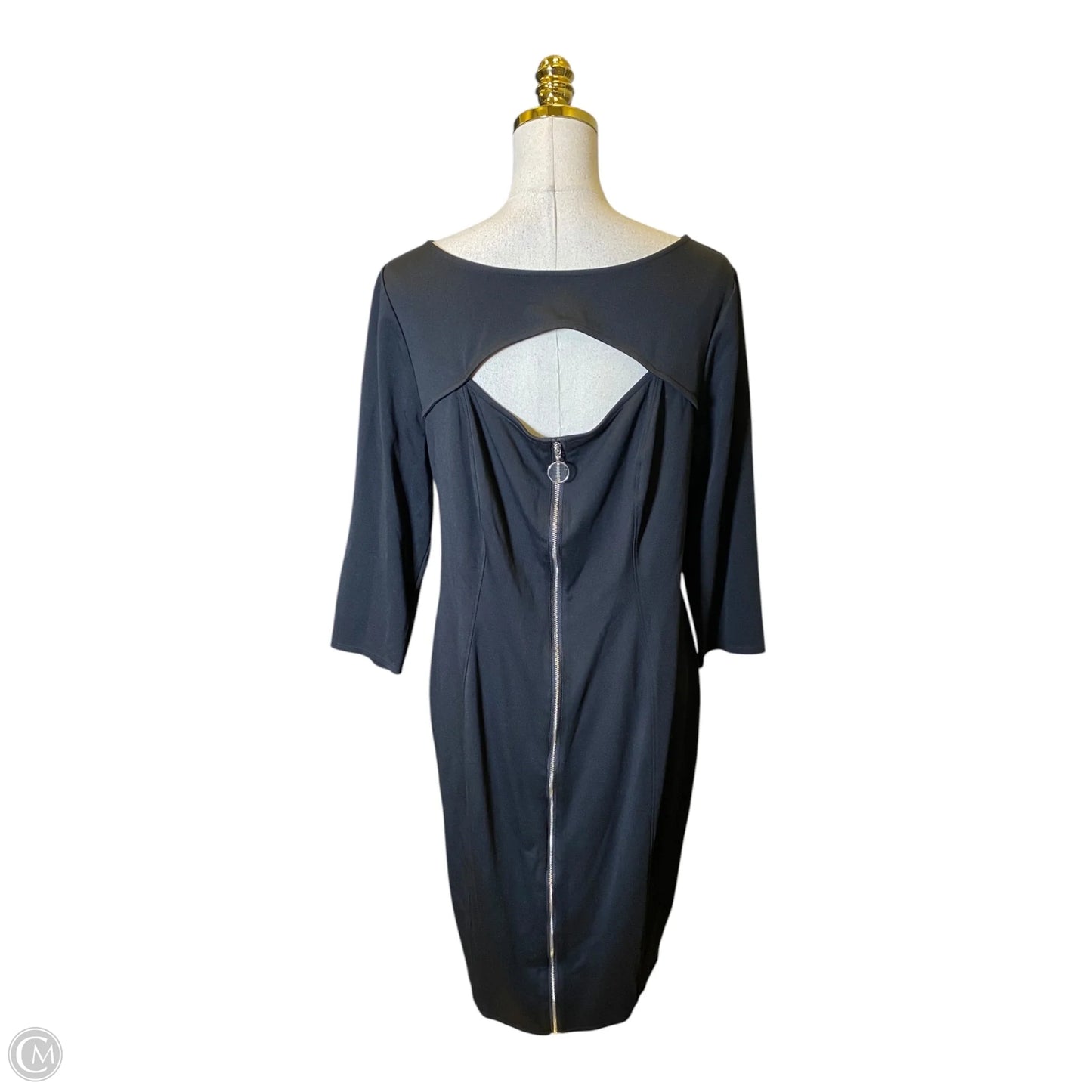 Dress Casual Midi By Lane Bryant In Black, Size: 14