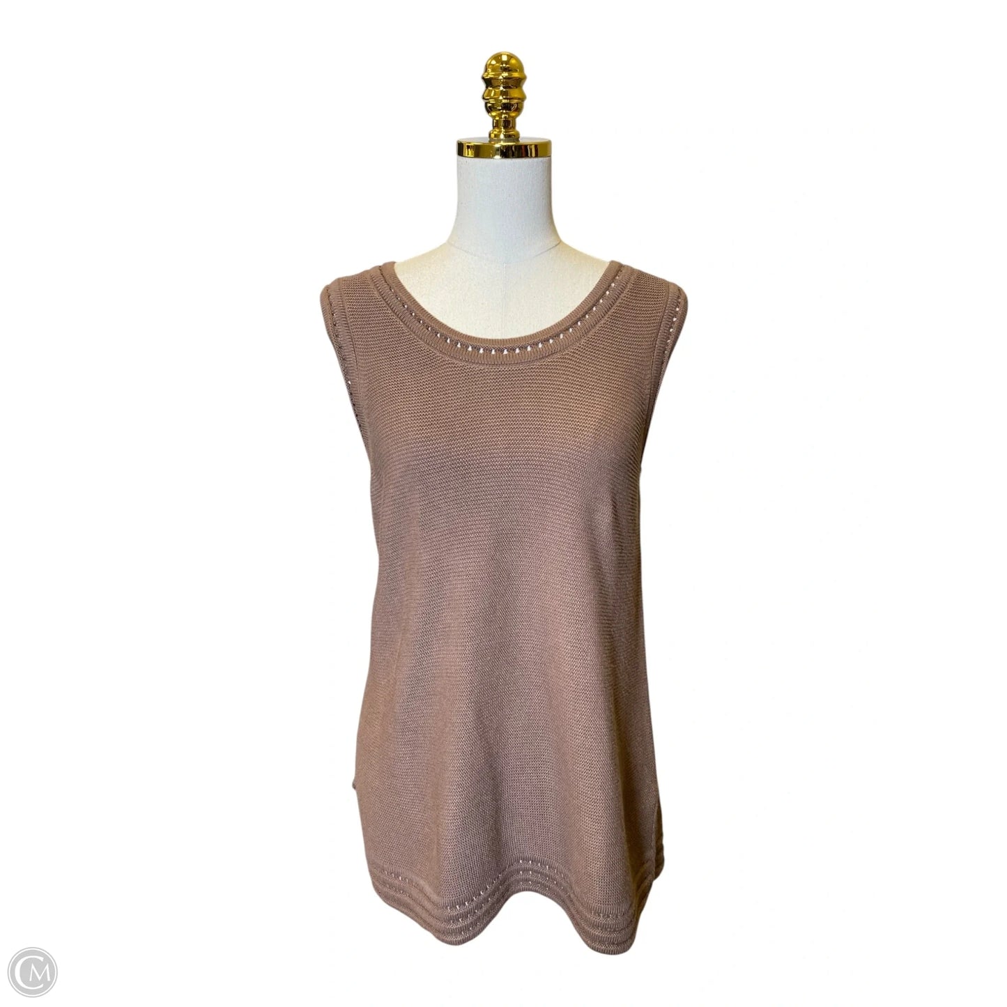 Top Sleeveless By J. Jill In Brown, Size: Xs