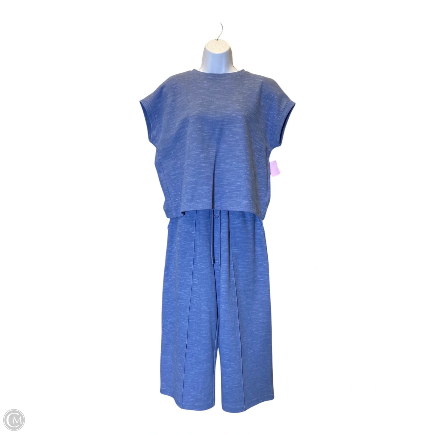 Top 2pc Short Sleeve By Talbots In Blue, Size: S