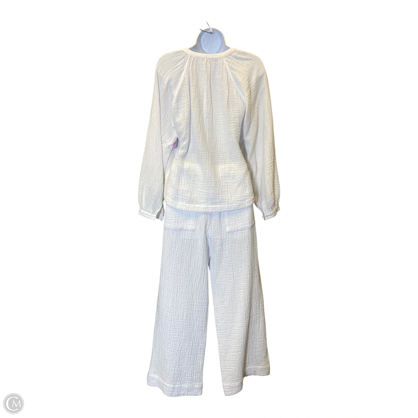 Top Long Sleeve By Haven In White, Size: S