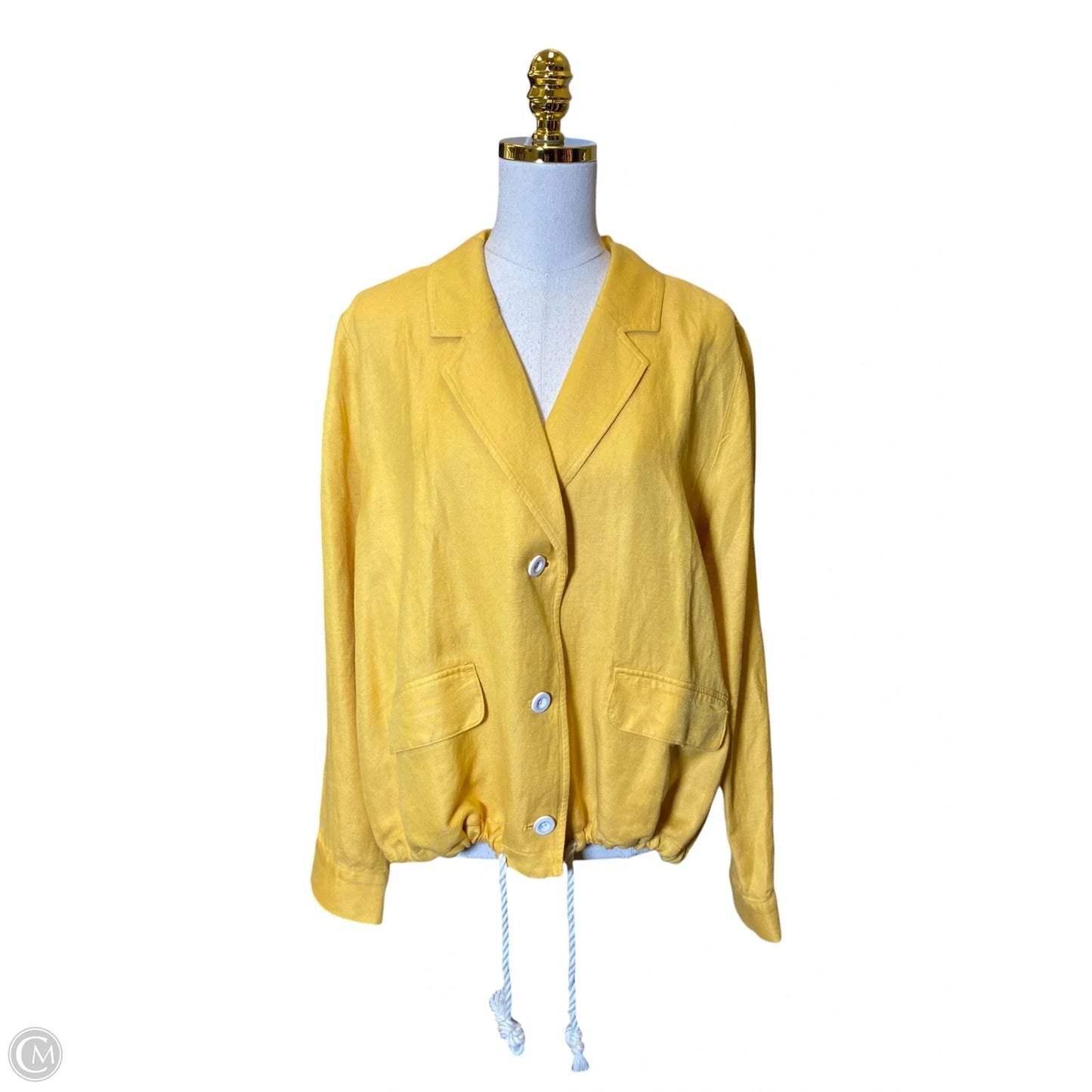 Jacket Other By J. Jill In Yellow, Size: L