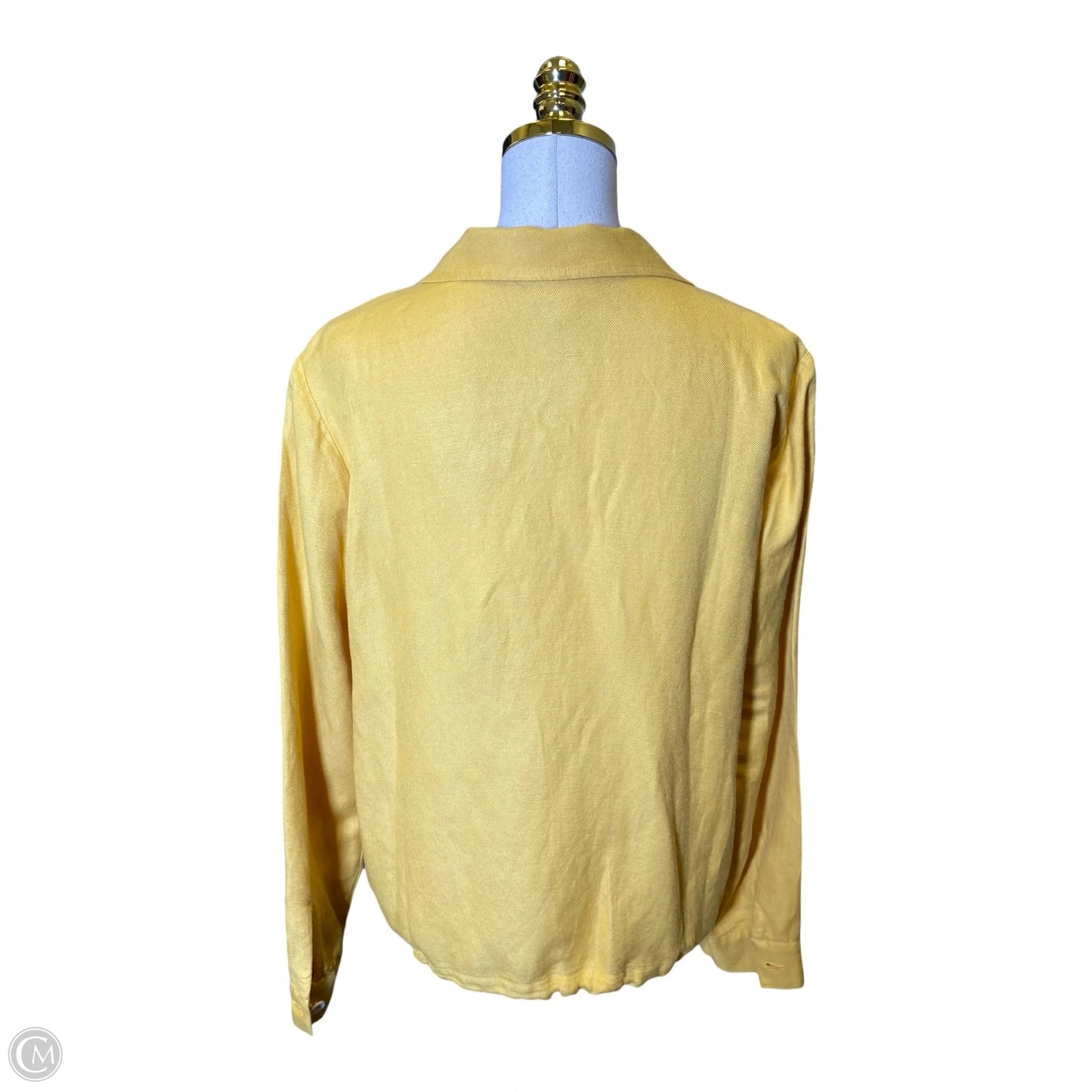 Jacket Other By J. Jill In Yellow, Size: L