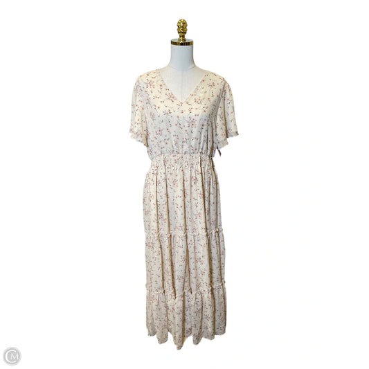 Dress Casual Maxi By Clothes Mentor In Multi-colored, Size: L