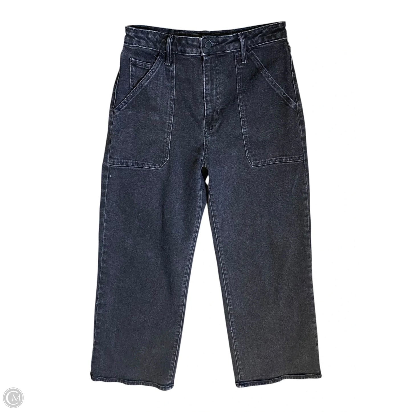 Jeans Wide Leg By Just Black In Black, Size: 6