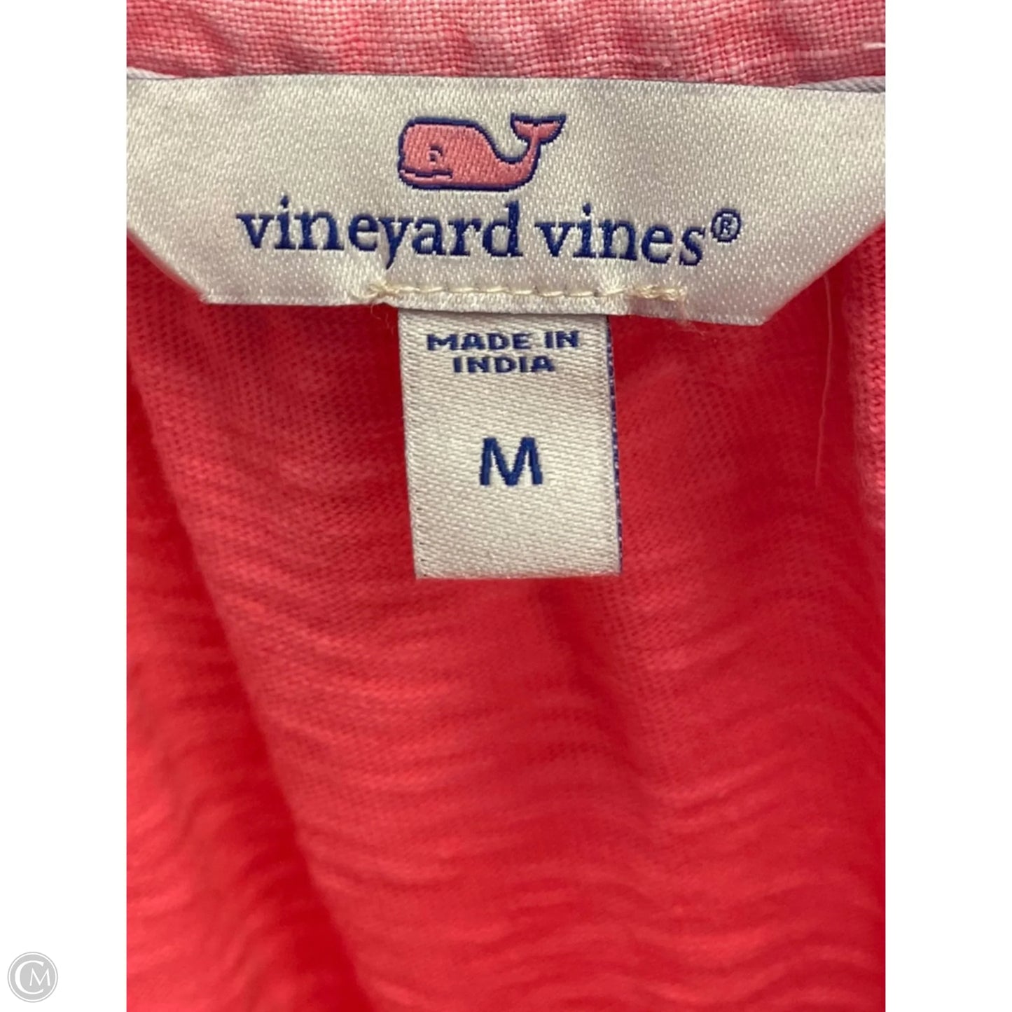 Dress Casual Short By Vineyard Vines In Pink, Size: M