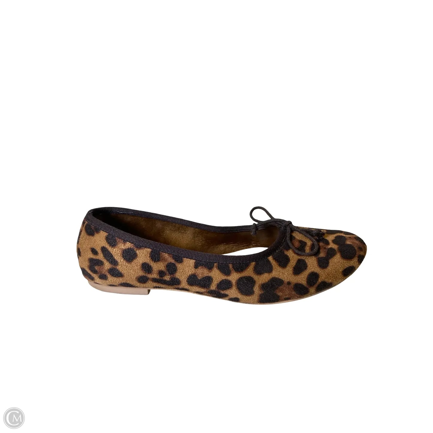 Shoes Flats By Loft In Animal Print, Size: 7.5