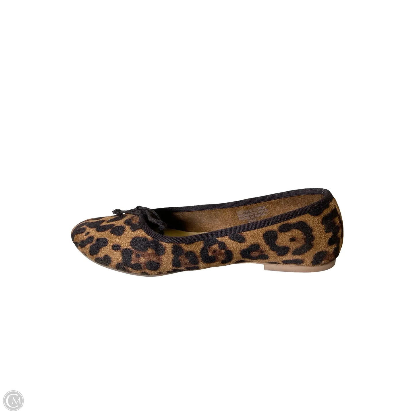 Shoes Flats By Loft In Animal Print, Size: 7.5