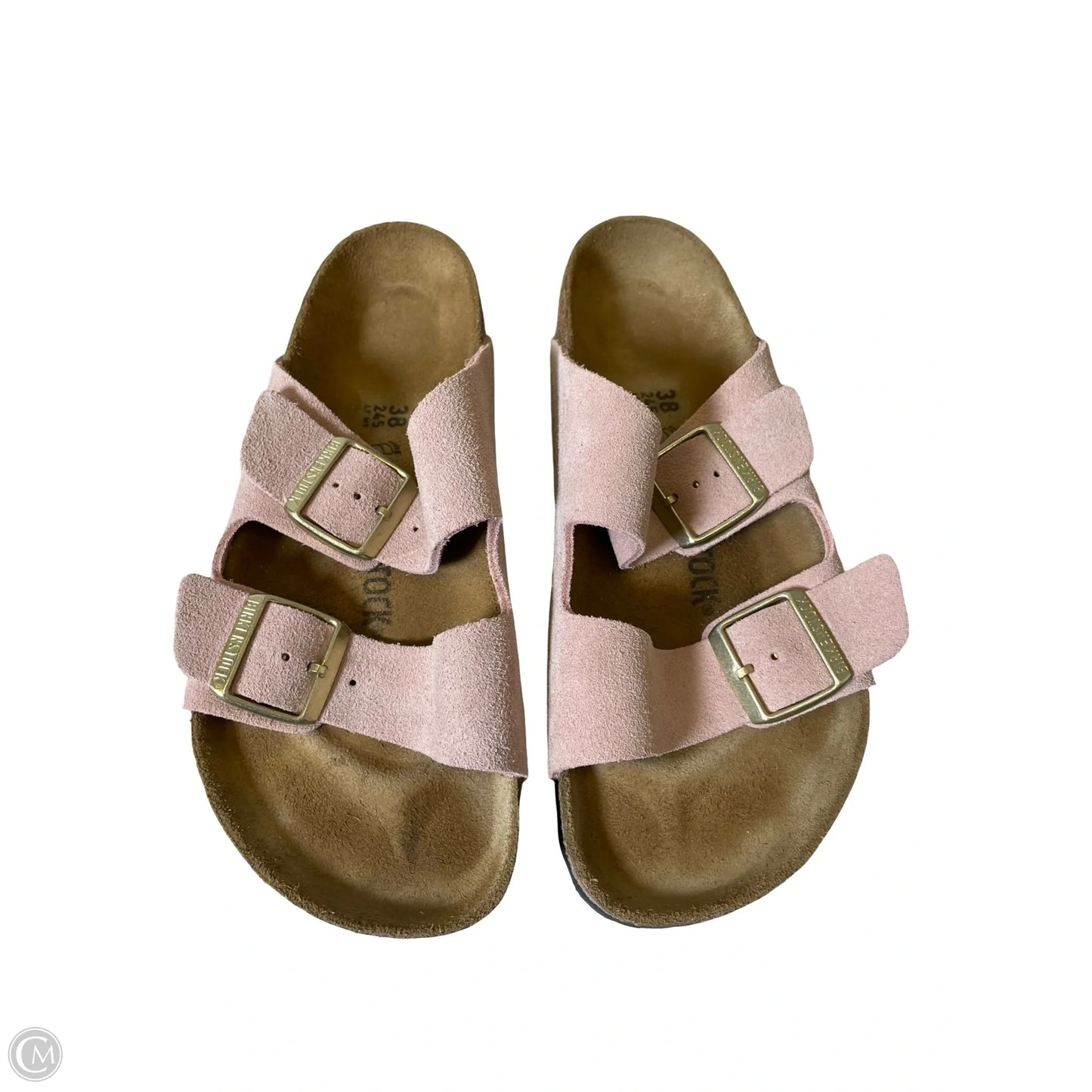 Sandals Flats By Birkenstock In Pink, Size: 7