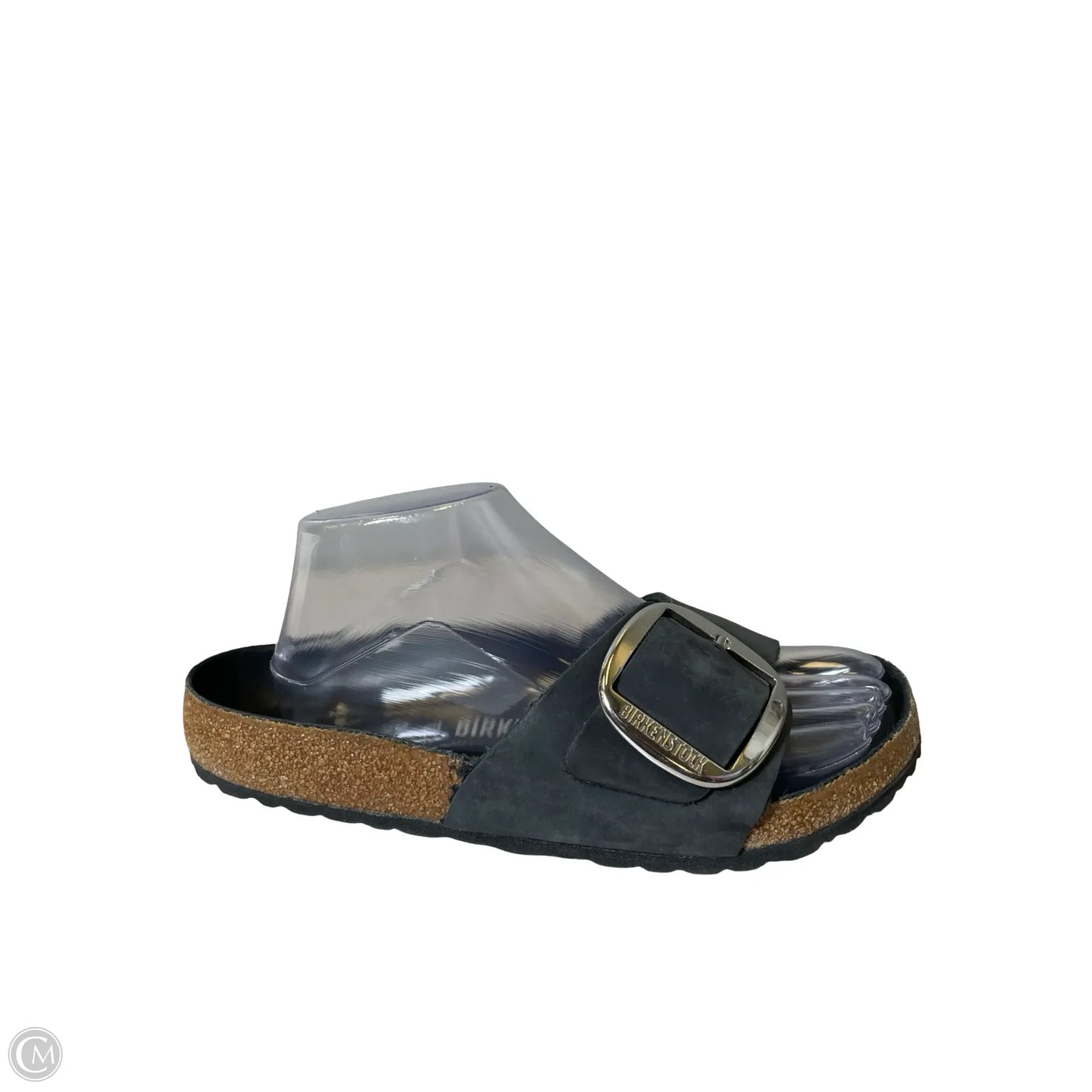 Sandals Flats By Birkenstock In Black, Size: 8