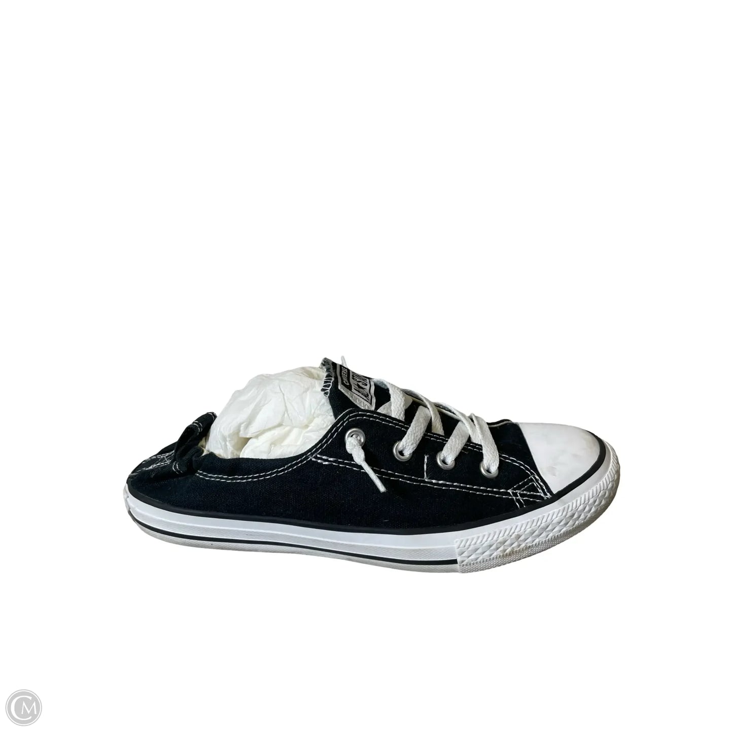 Shoes Flats By Converse In Black & White, Size: 6