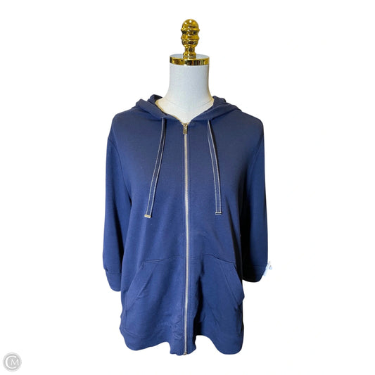 Jacket Other By Chicos In Navy, Size: L