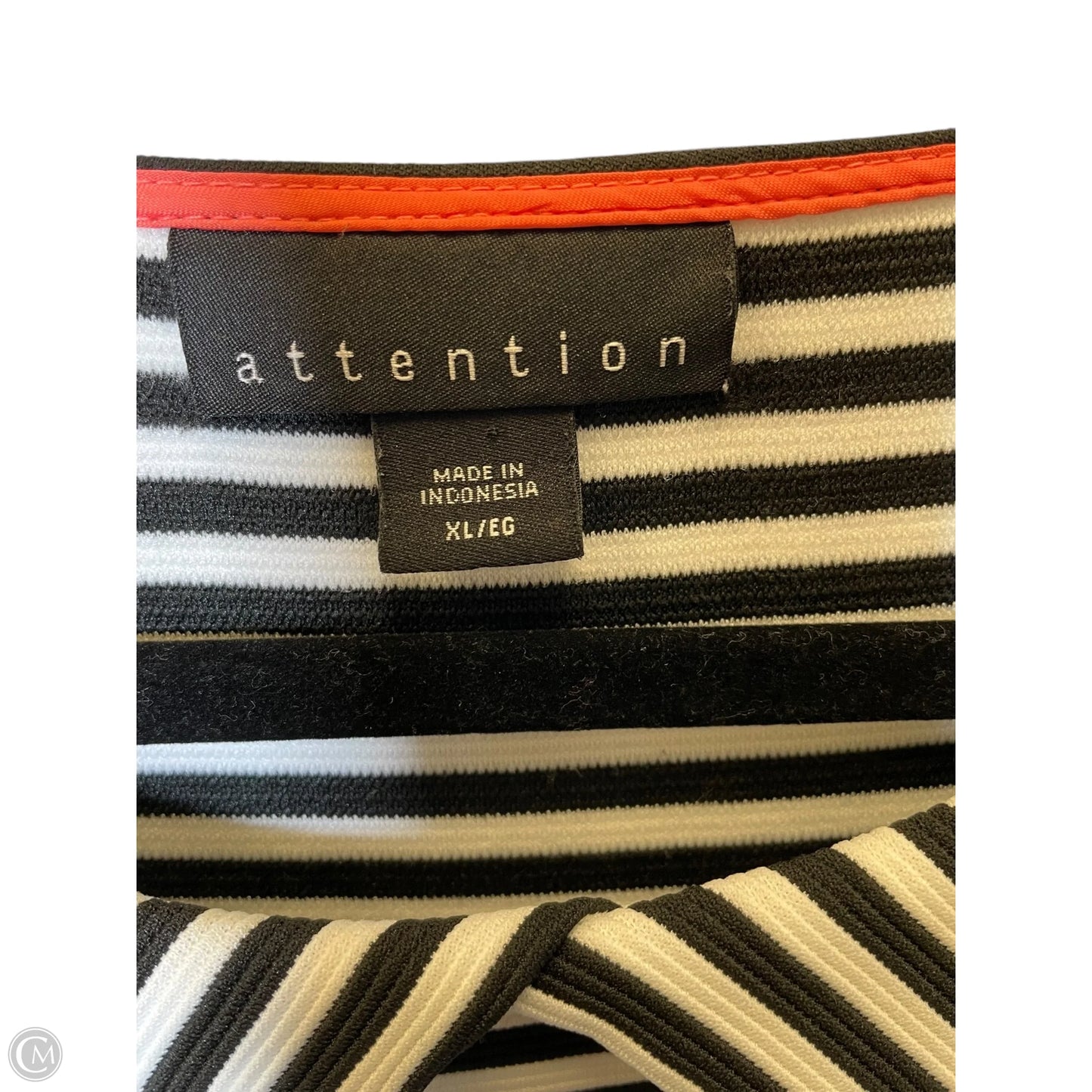 Dress Casual Short By Attention In Striped Pattern, Size: Xl