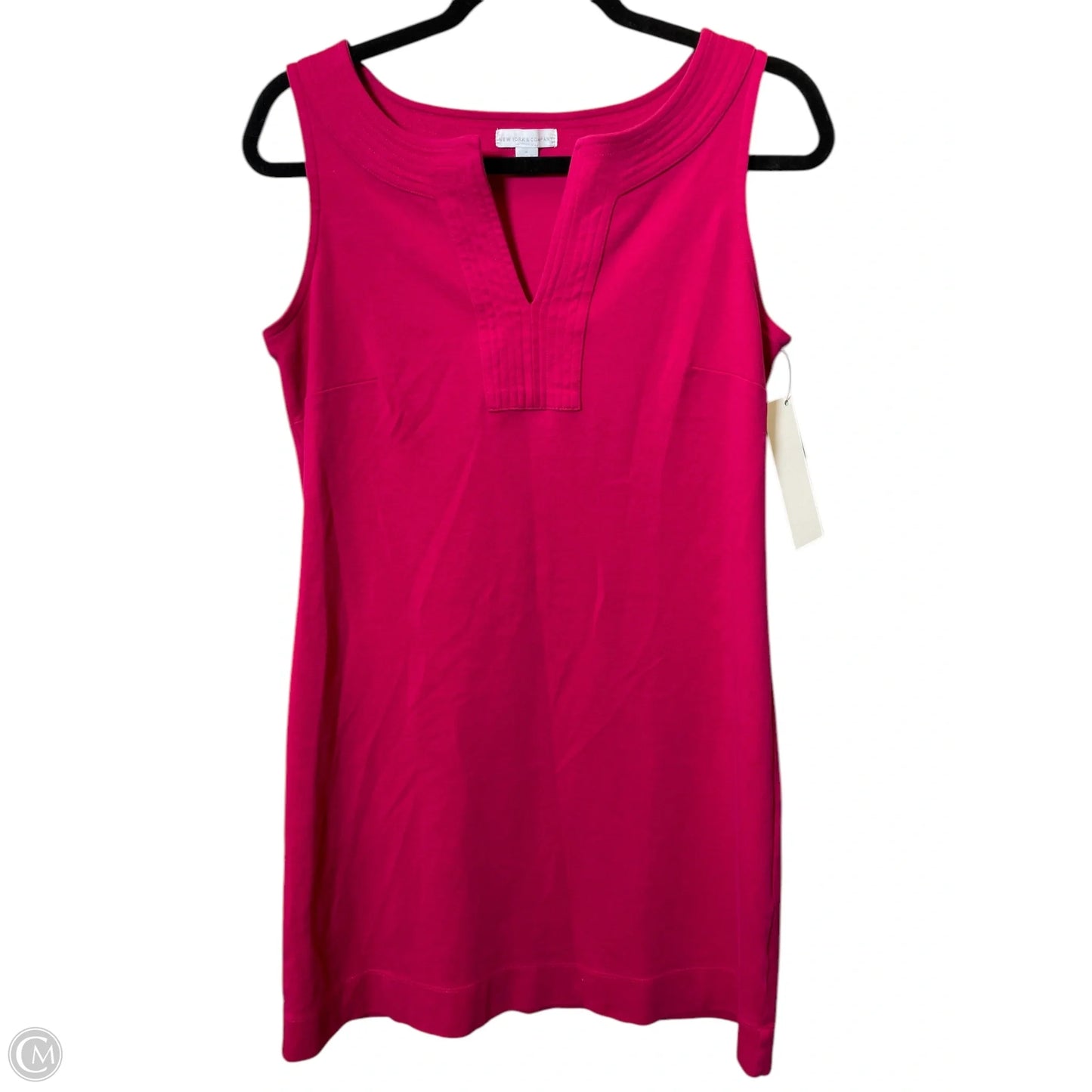 Dress Casual Short By New York And Co In Pink, Size: M