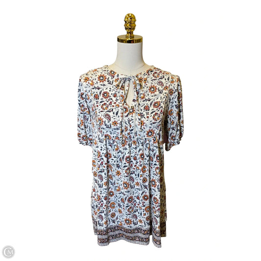 Top Short Sleeve By Fatface In Multi-colored, Size: S