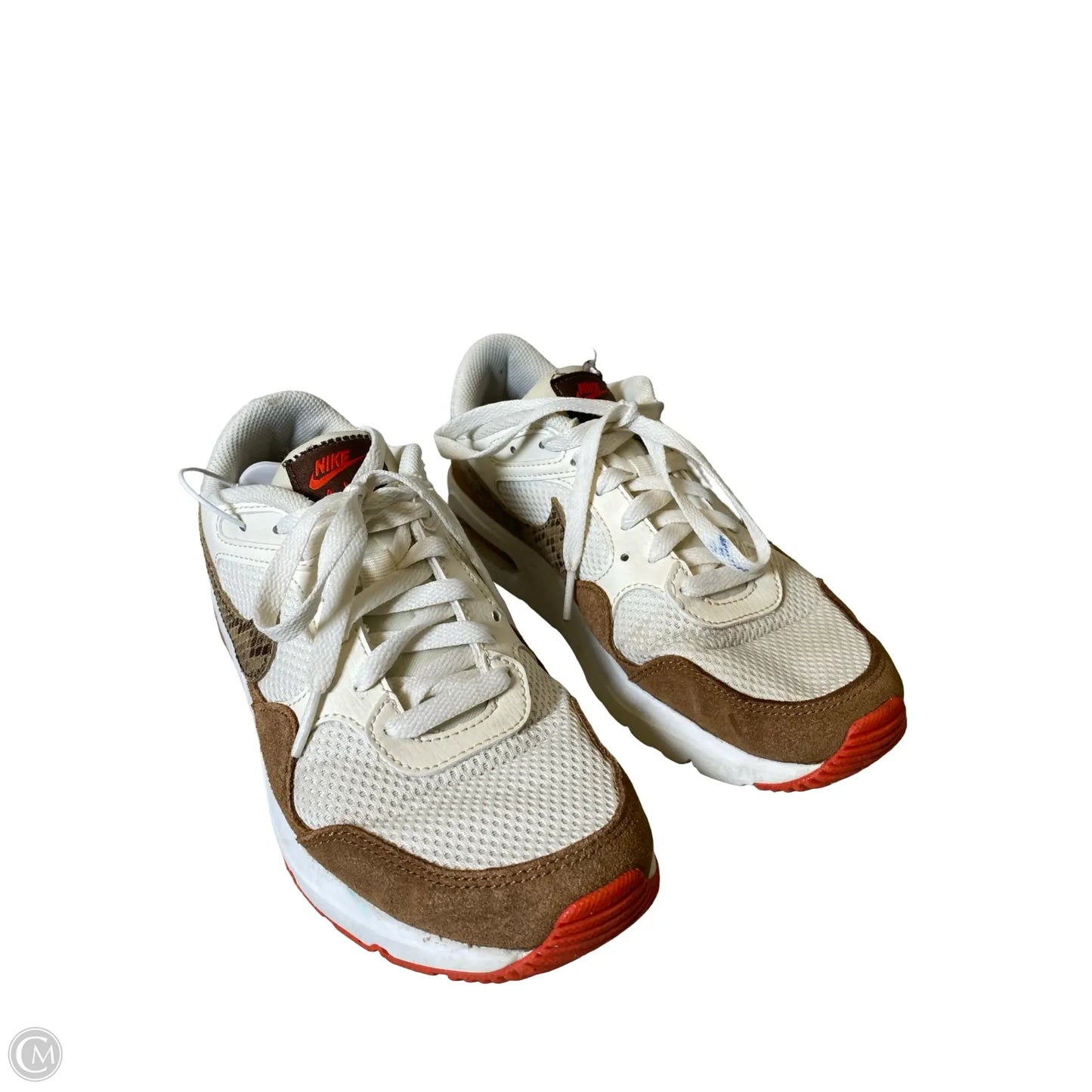 Shoes Athletic By Nike In Brown & Cream, Size: 7.5