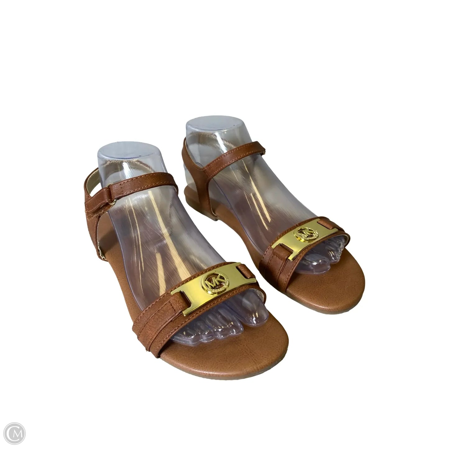 Sandals Flats By Michael By Michael Kors In Brown, Size: 5