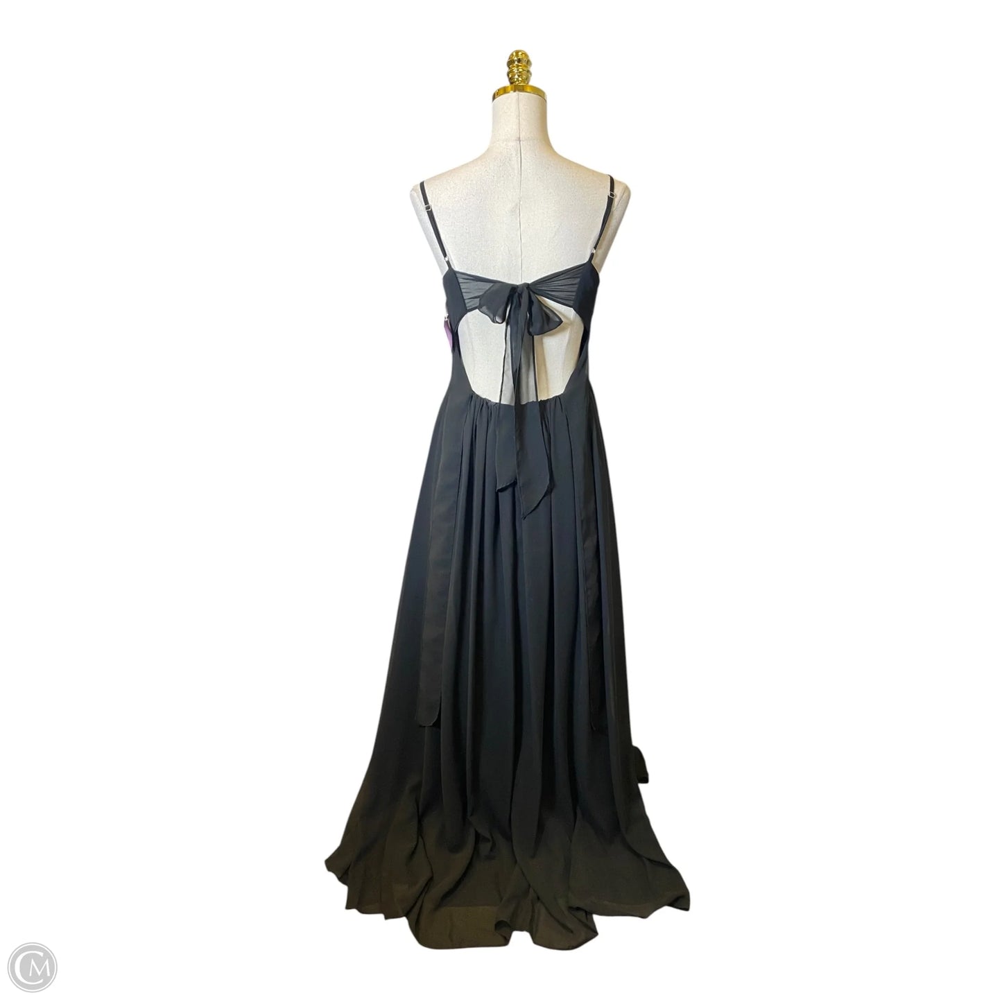 Dress Party Long By Clothes Mentor In Black, Size: S