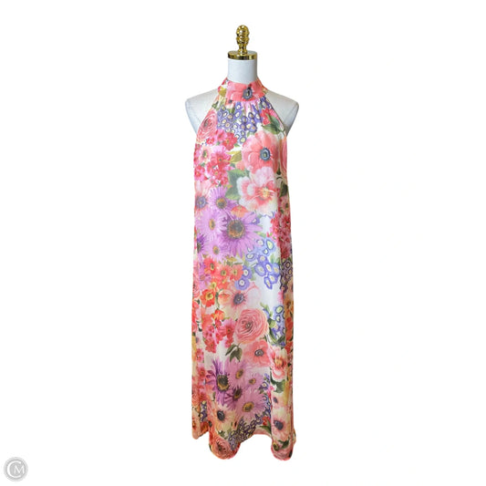 Dress Casual Maxi By Express In Multi-colored, Size: M