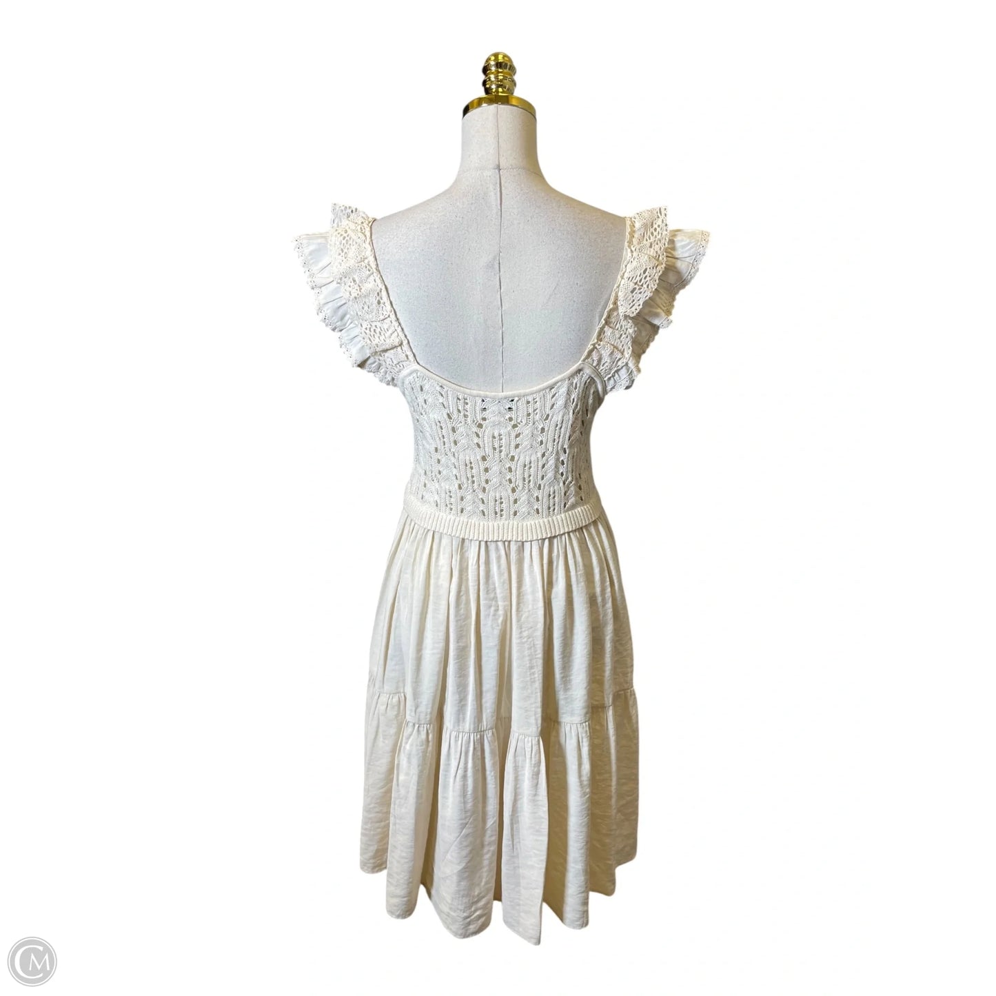 Dress Casual Short By Another Love In Cream, Size: M