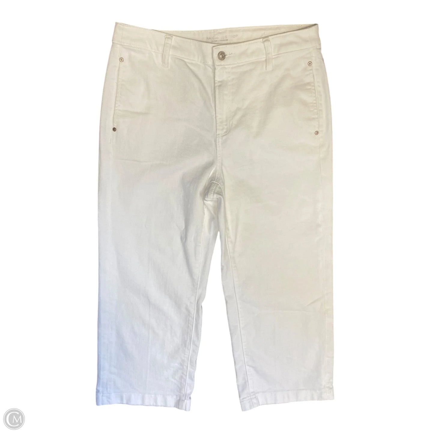 Jeans Cropped By Chicos In White, Size: 8