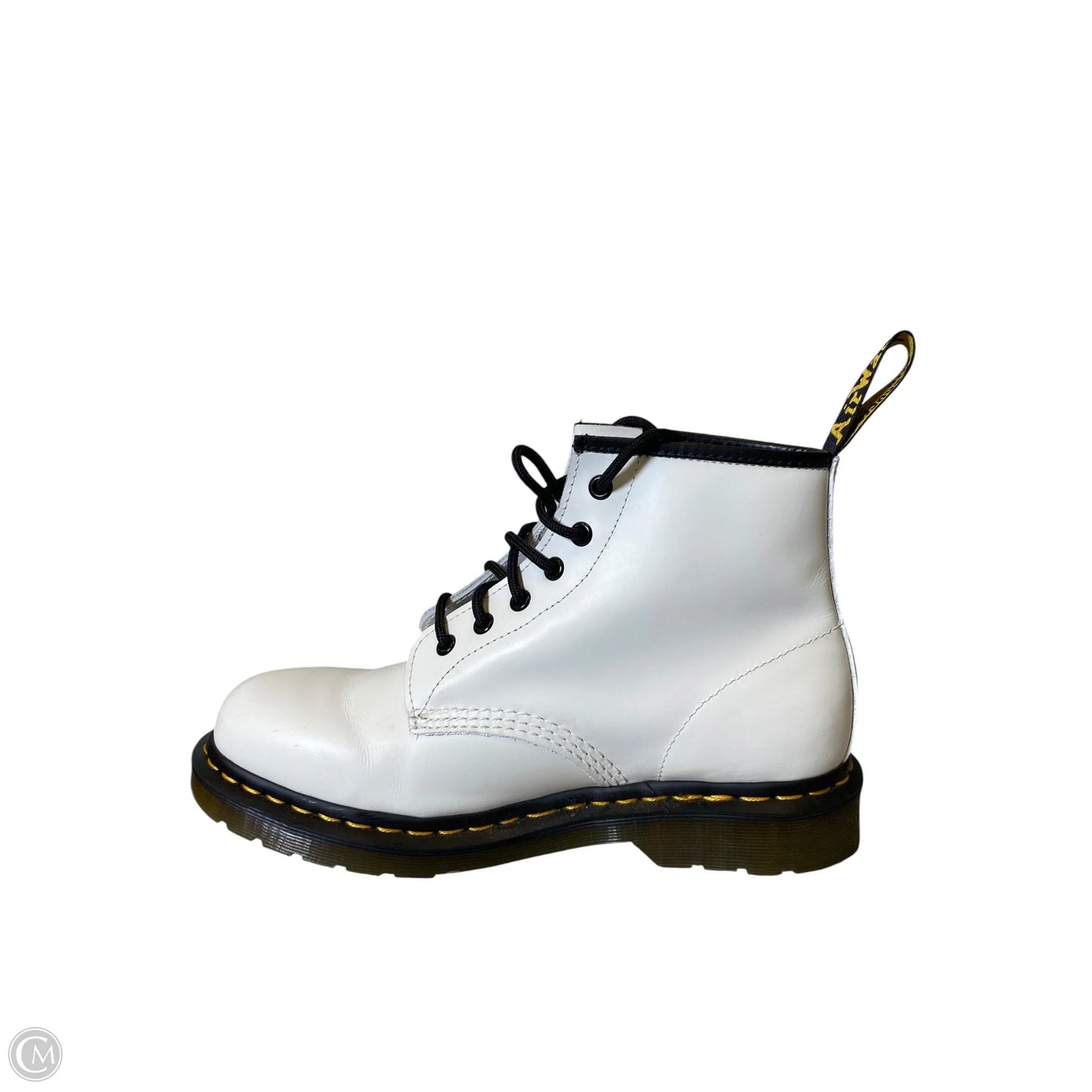 Boots Ankle Heels By Dr Martens In White, Size: 9