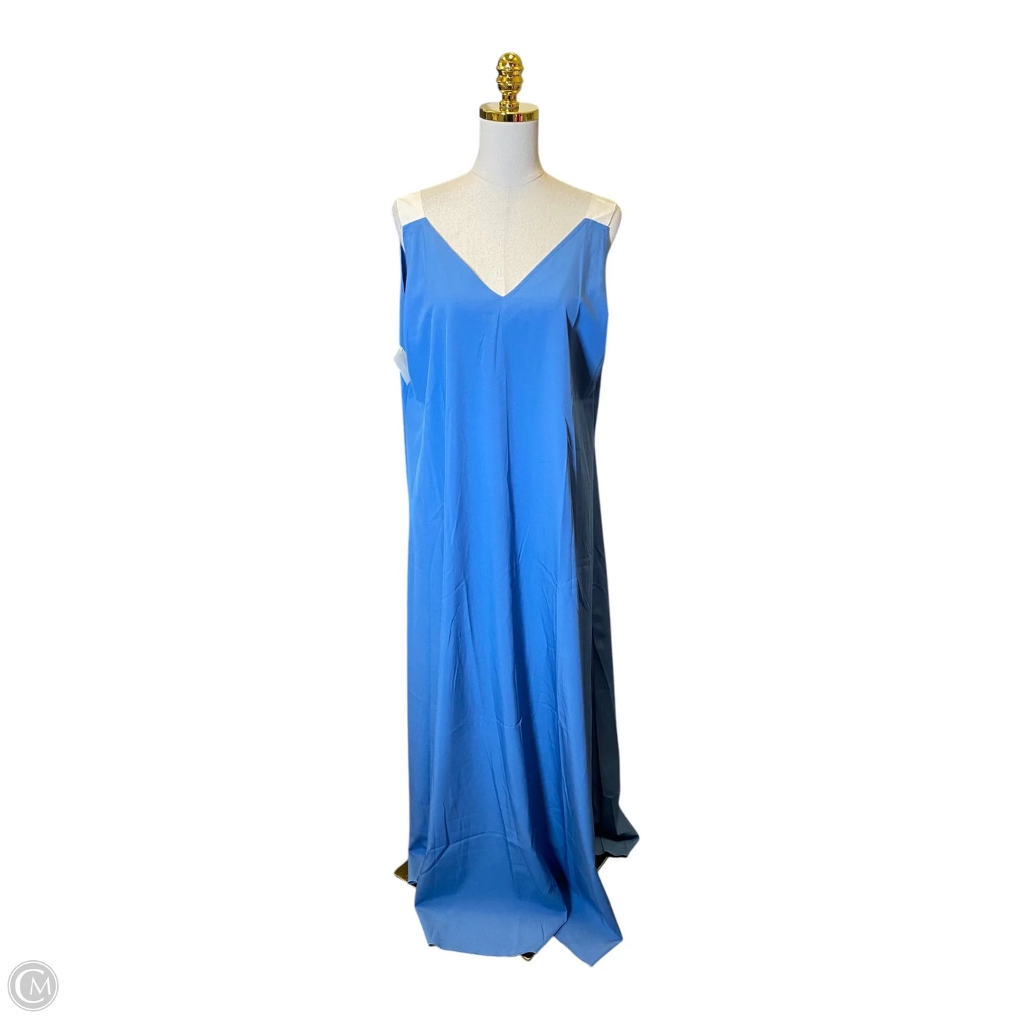 Dress Casual Maxi By Clothes Mentor In Blue, Size: Xxl