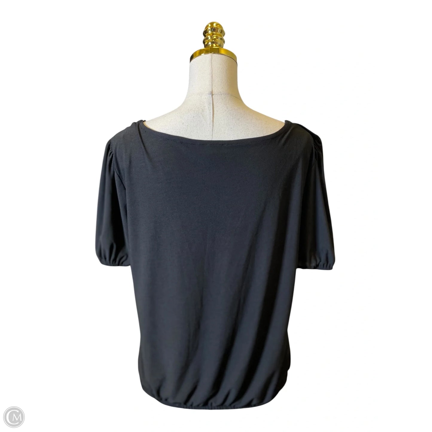 Top Short Sleeve By Clothes Mentor In Black, Size: Xl