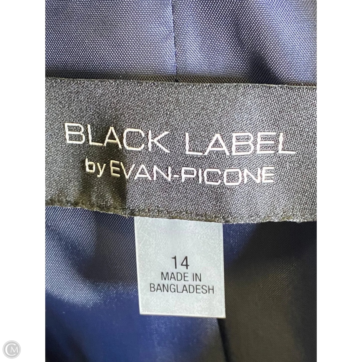 Blazer By Black Label In Navy, Size: L