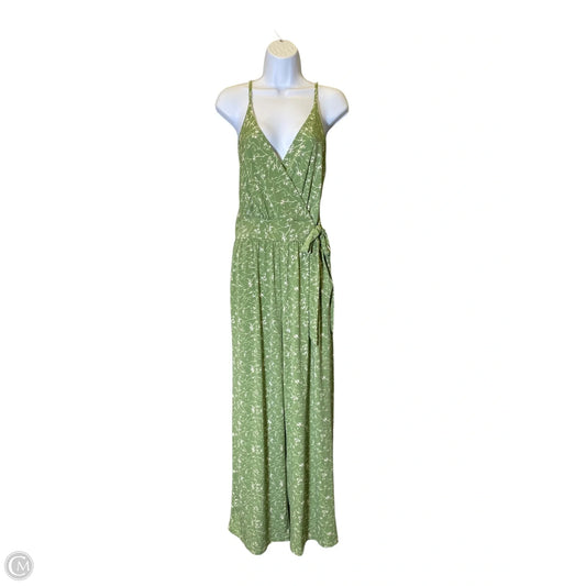 Jumpsuit By Kaileigh In Green & White, Size: L