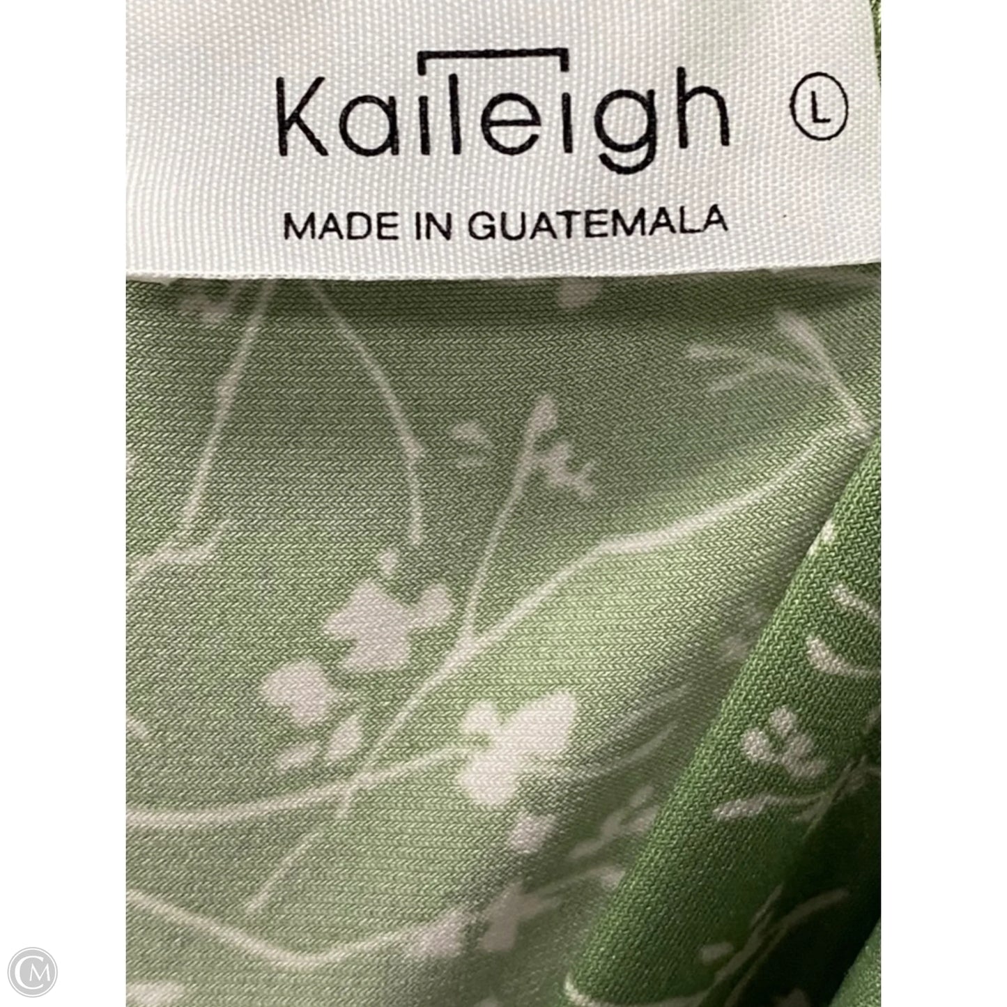 Jumpsuit By Kaileigh In Green & White, Size: L