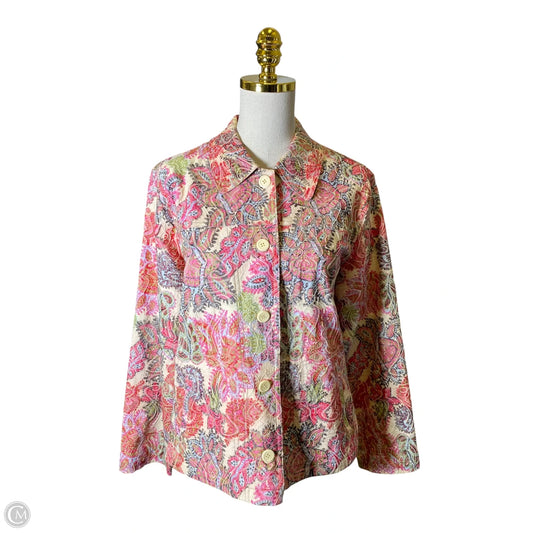 Jacket Other By Rebecca Malone In Multi-colored, Size: L