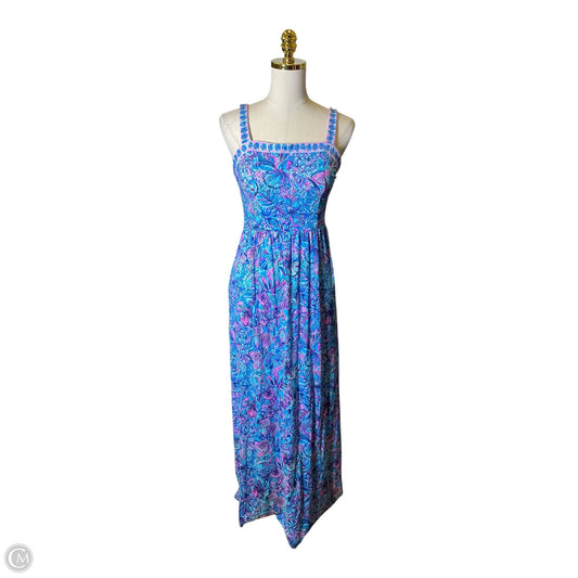 Dress Designer By Lilly Pulitzer In Blue & Pink, Size: S