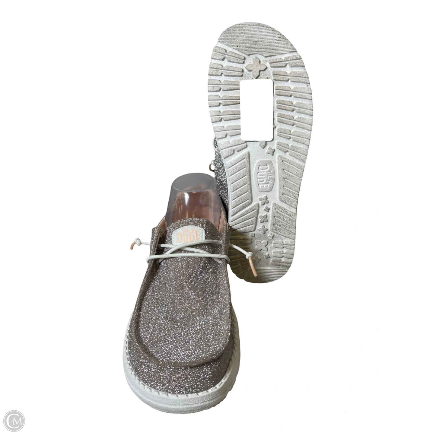Shoes Flats By Hey Dude In Peach, Size: 8
