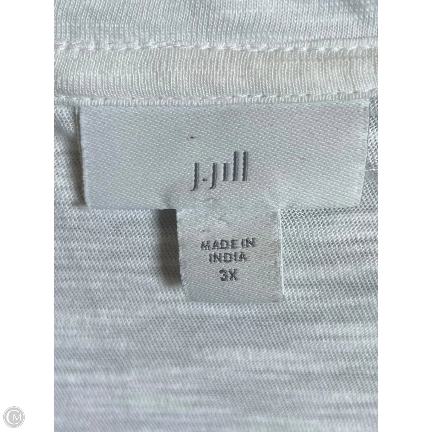 Top Long Sleeve By J. Jill In White, Size: 3x