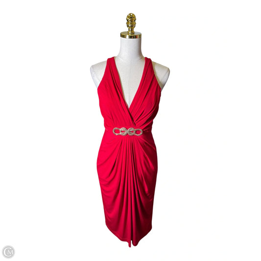 Dress Casual Short By London Times In Red, Size: M