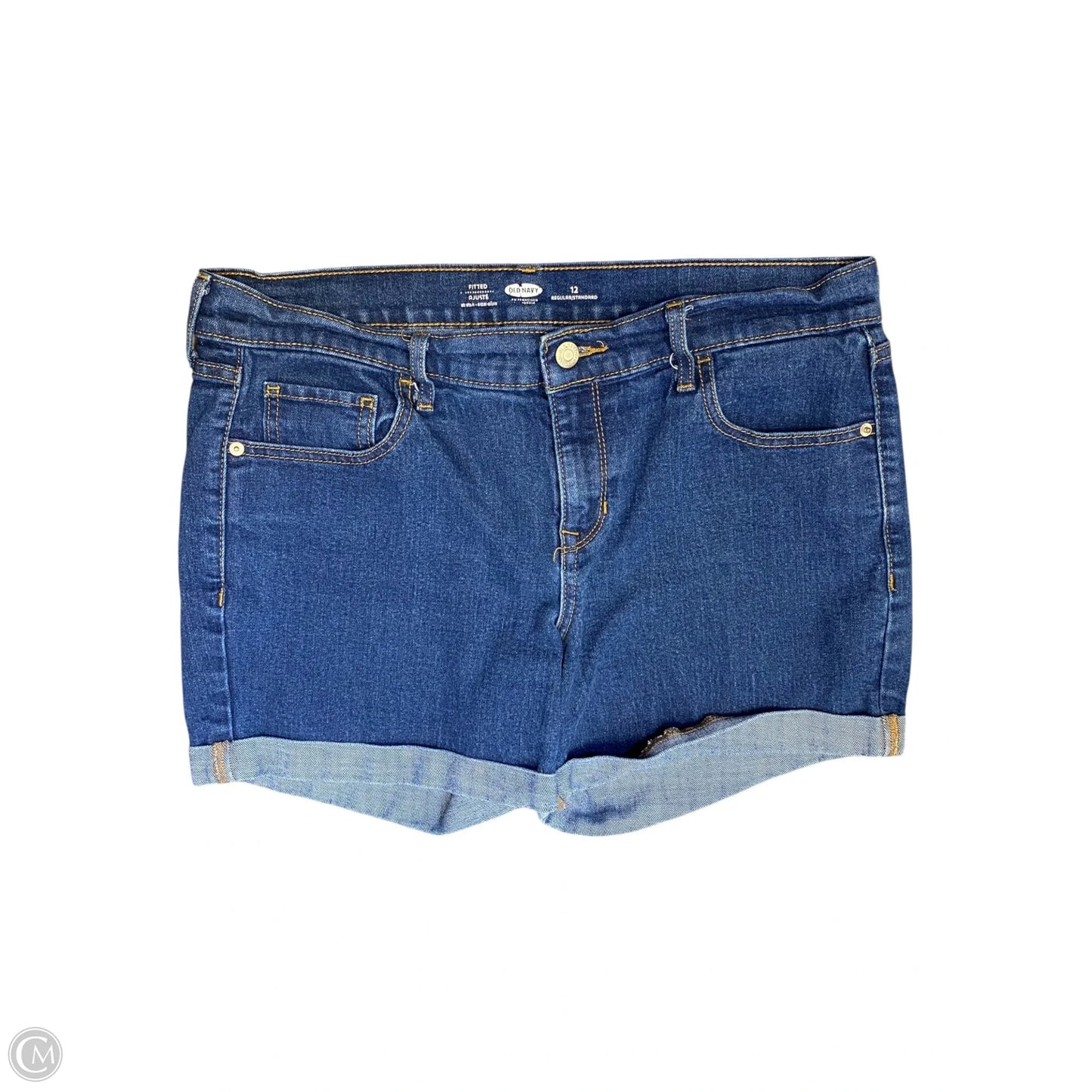 Shorts By Old Navy In Blue Denim, Size: 12