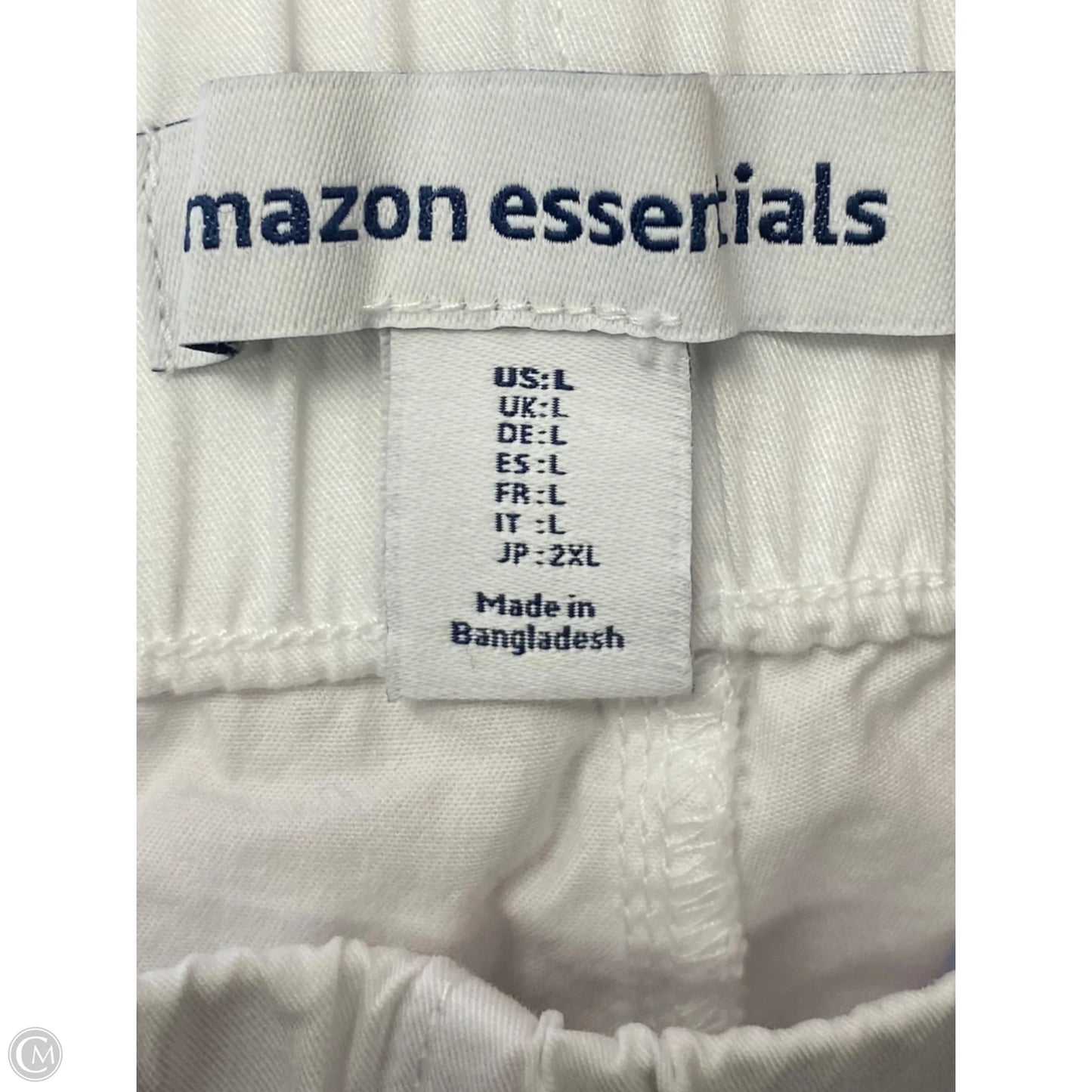 Pants Cargo & Utility By Amazon Essentials In White, Size: L