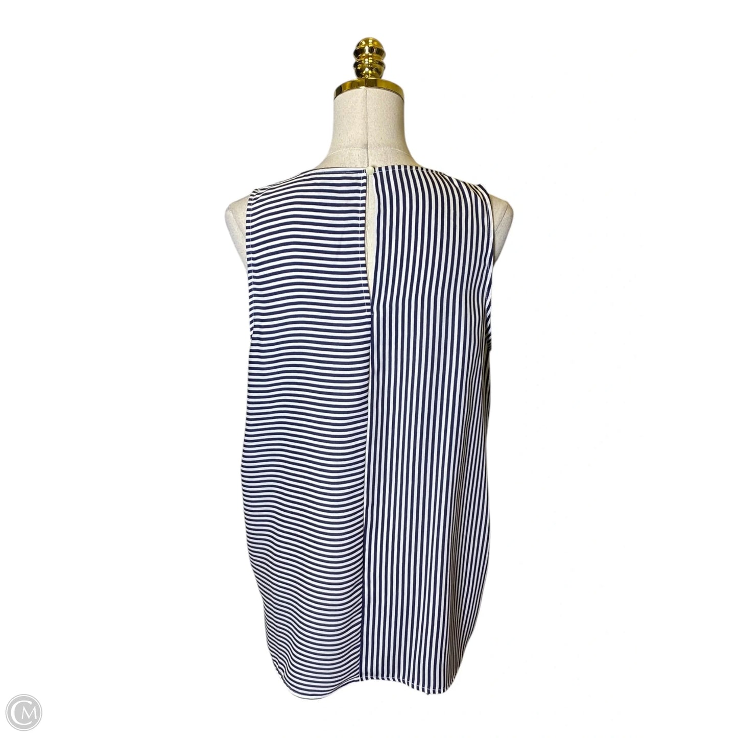 Top Sleeveless By Clothes Mentor In Striped Pattern, Size: L