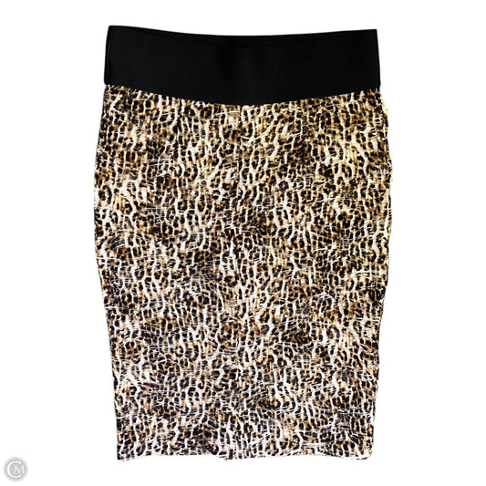Skirt Midi By Inc In Animal Print, Size: M