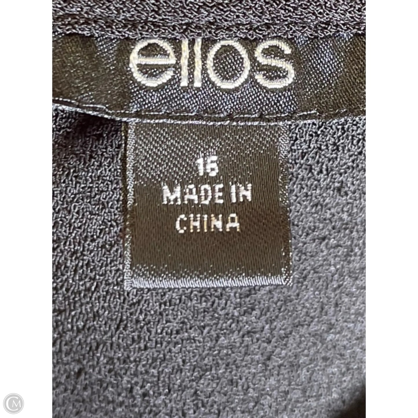 Dress Casual Midi By Ellos In Black, Size: Xl
