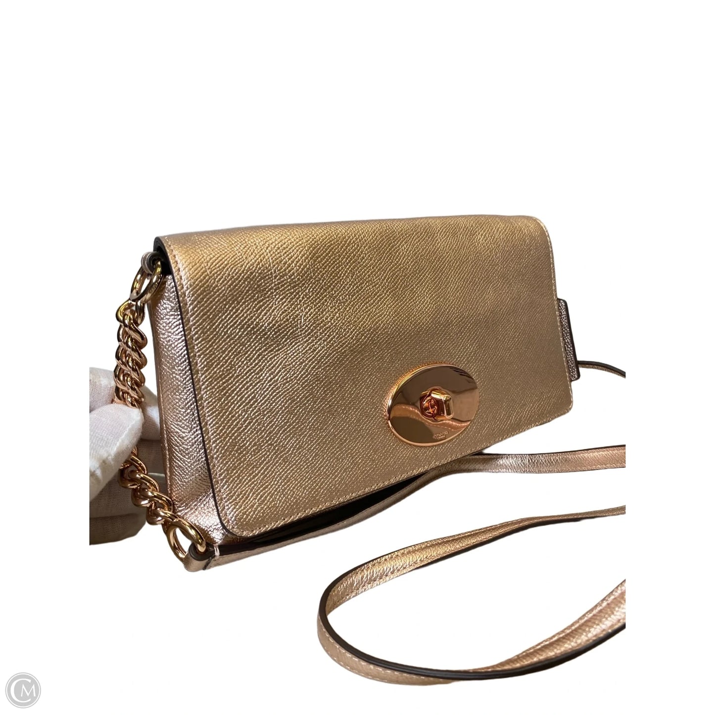 Crossbody Designer By Coach, Size: Medium