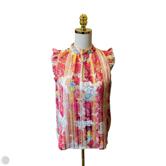 Top Sleeveless By White And Warren In Multi-colored, Size: Xs