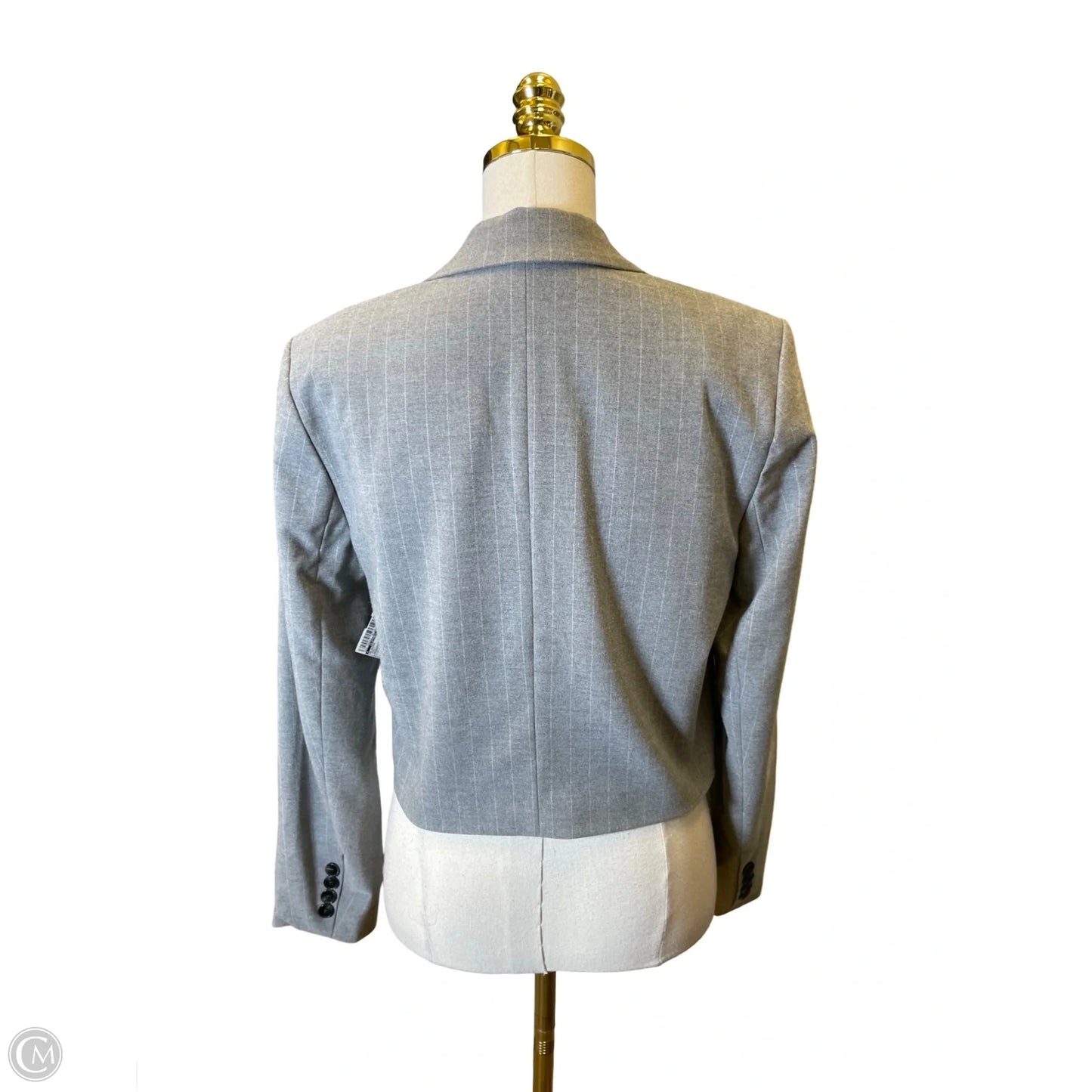 Blazer By Clothes Mentor In Grey, Size: S