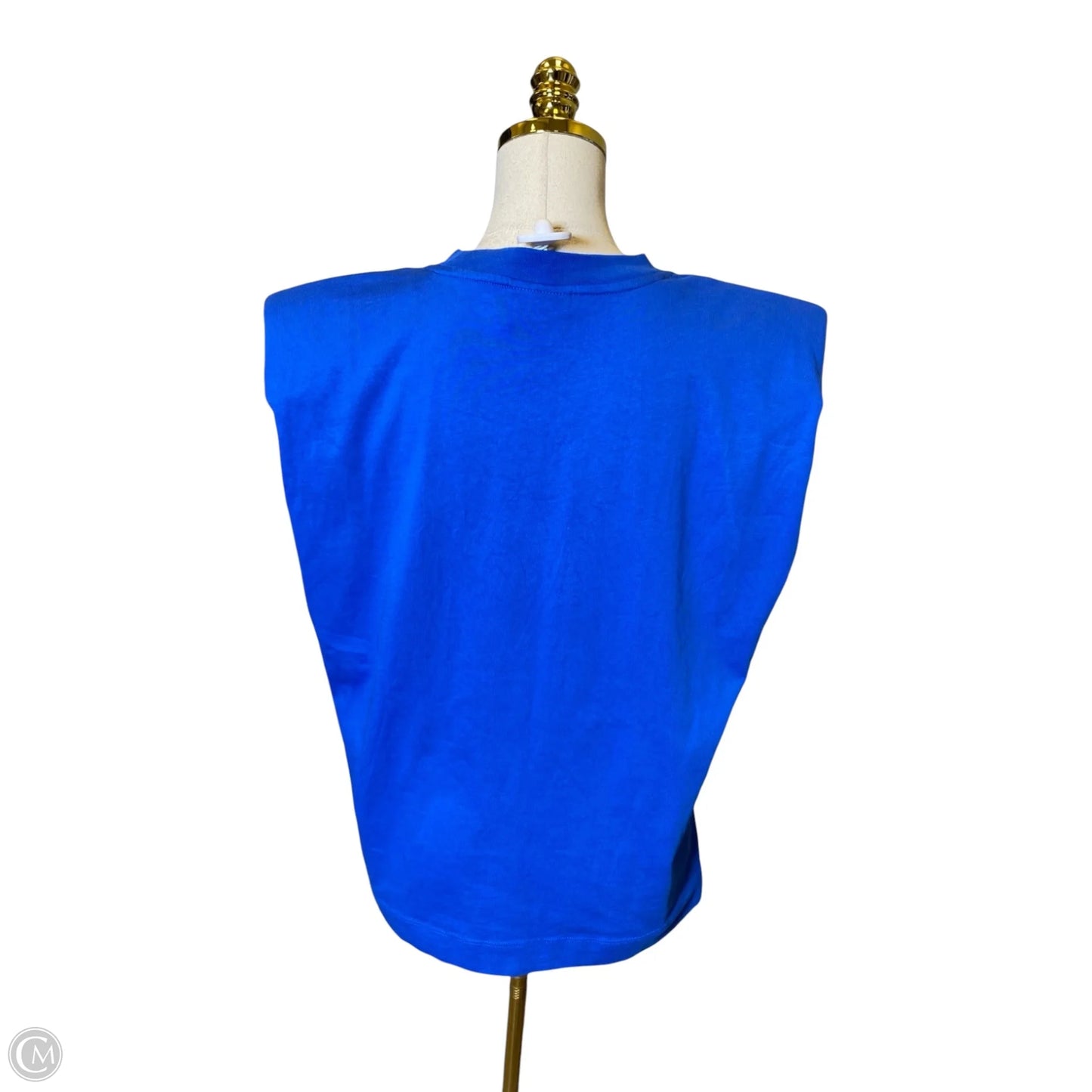 Top Sleeveless By Farm Rio In Blue, Size: S