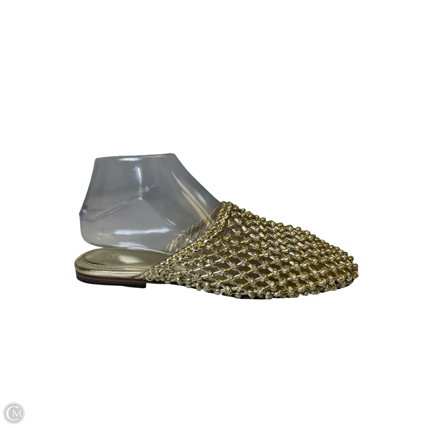 Sandals Flats By H&m In Gold, Size: 8