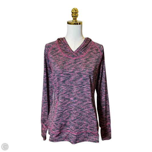Athletic Top Long Sleeve Hoodie By Tangerine In Multi-colored, Size: L