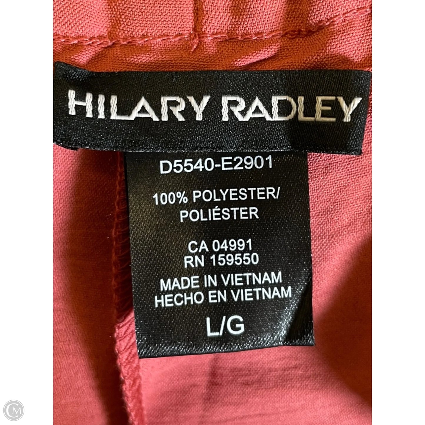 Pants Lounge By Hilary Radley In Peach, Size: L