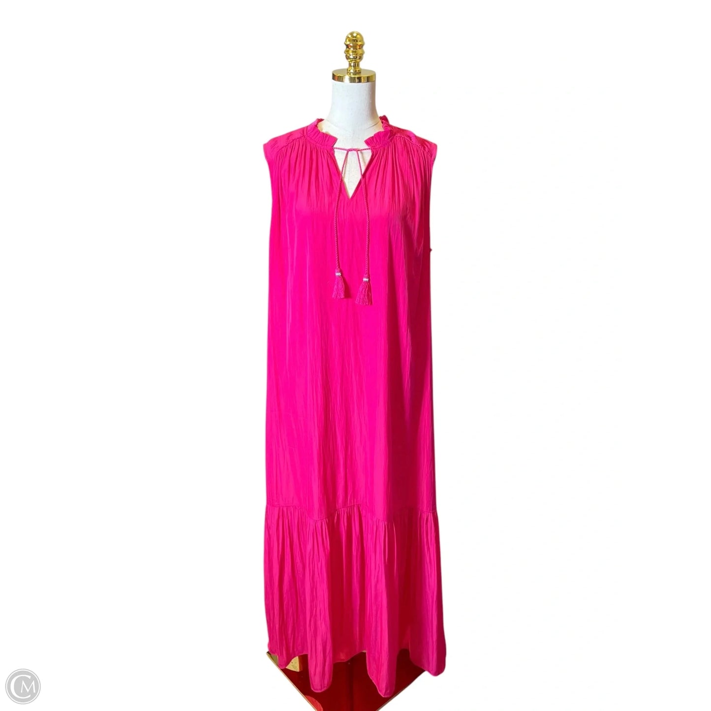Dress Casual Maxi By Chicos In Pink, Size: Xl