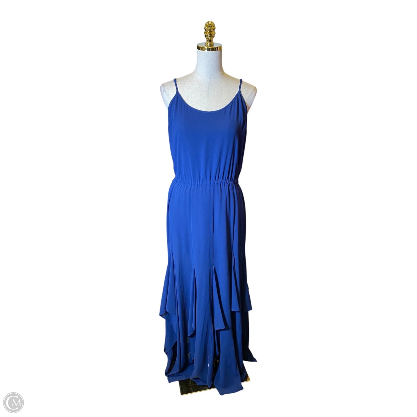 Dress Casual Maxi By Michael By Michael Kors In Navy, Size: M
