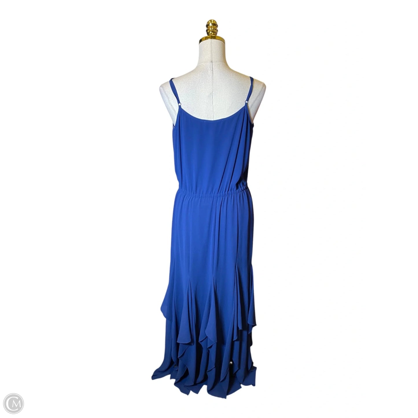 Dress Casual Maxi By Michael By Michael Kors In Navy, Size: M